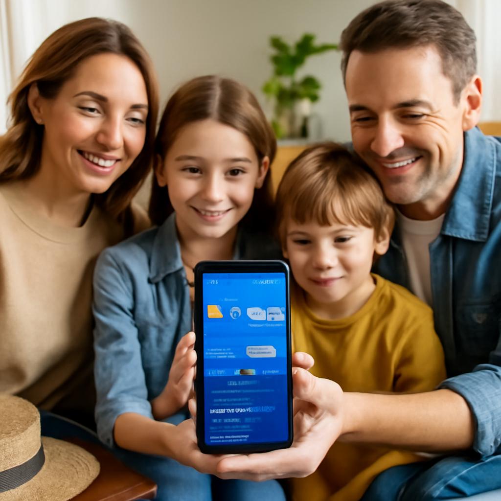 cartão digital família pontua viagem
