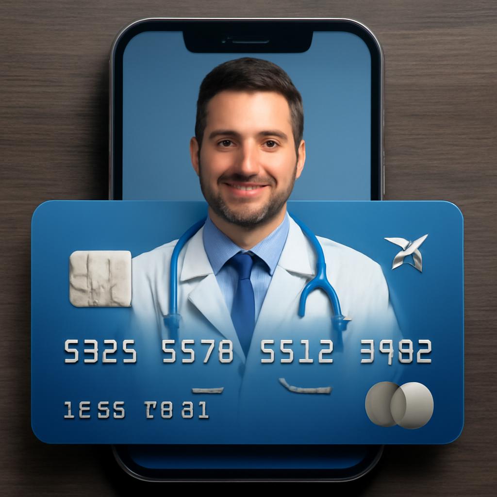 cartão digital para profissionais de saúde pontuação máxima