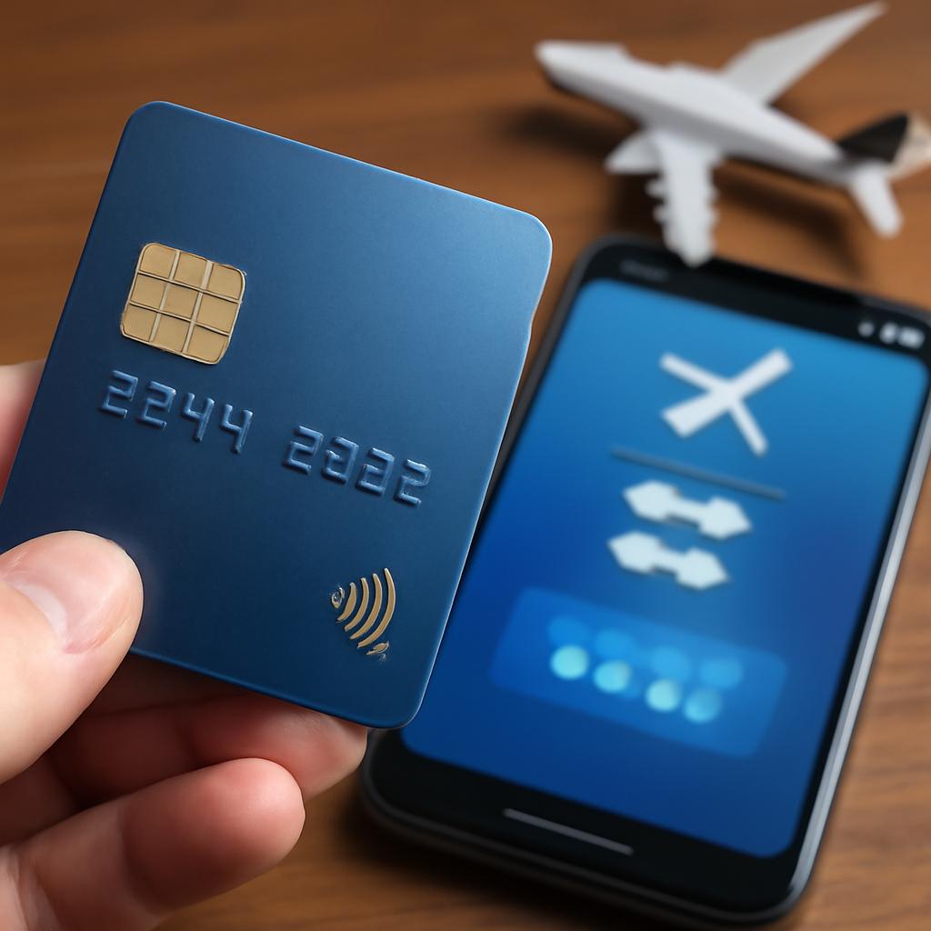 cartão digital para transferências instantâneas de pontos