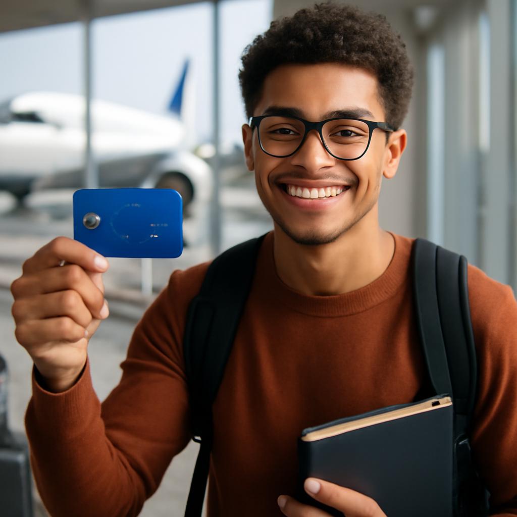 cartão internacional para estudantes acumular milhas