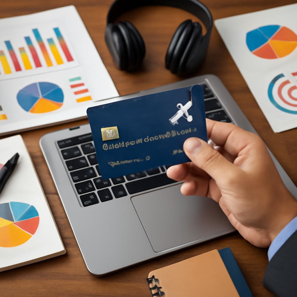 cartão internacional para profissionais de marketing acumular pontos