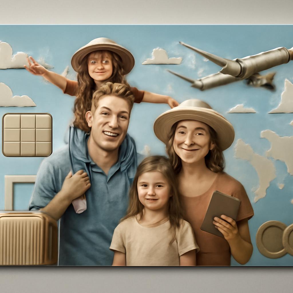 cartão para acumular pontos para viagens em família