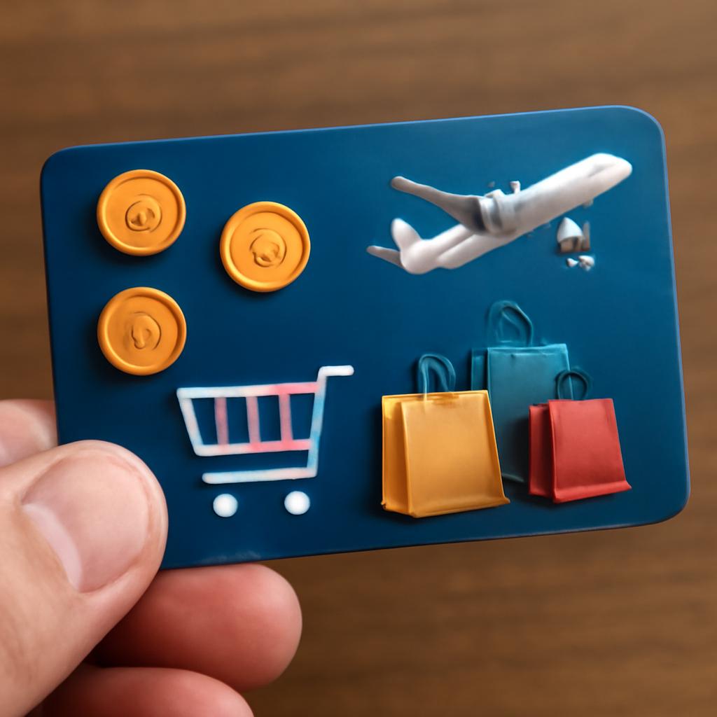 cartão para acúmulo de pontos em compras em redes de varejo