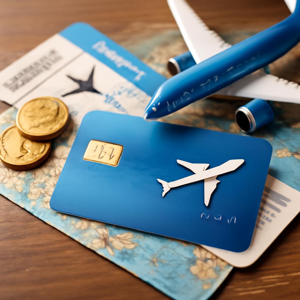 cartão para acúmulo de pontos em reservas de passagens aéreas