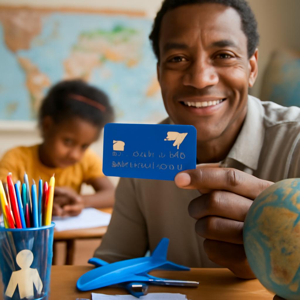 cartão para educadores sociais juntar pontos