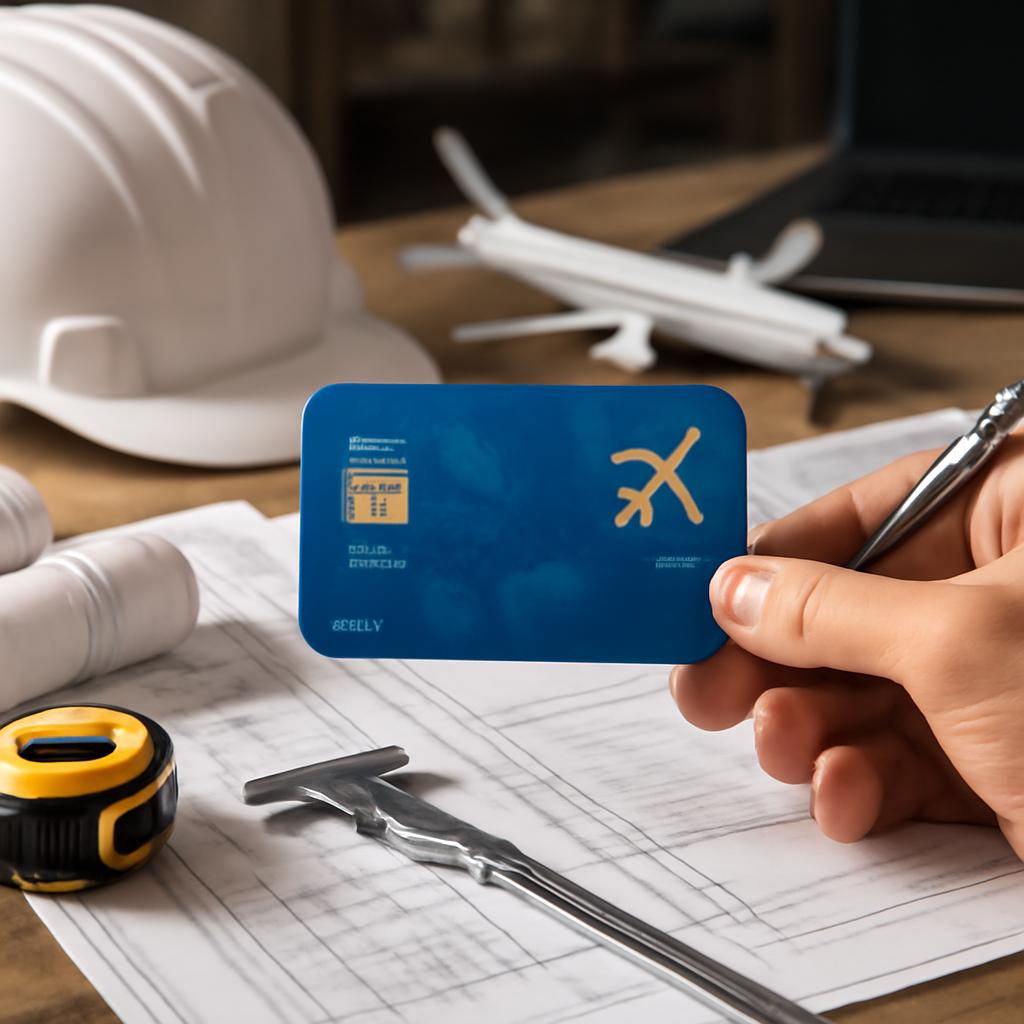 cartão para engenheiros juntar pontos