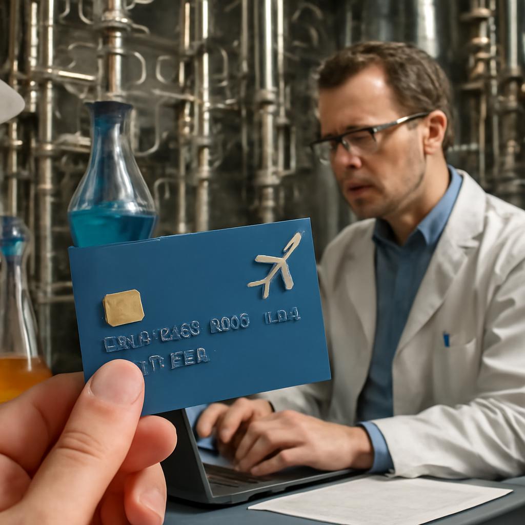 cartão para engenheiros químicos juntar pontos
