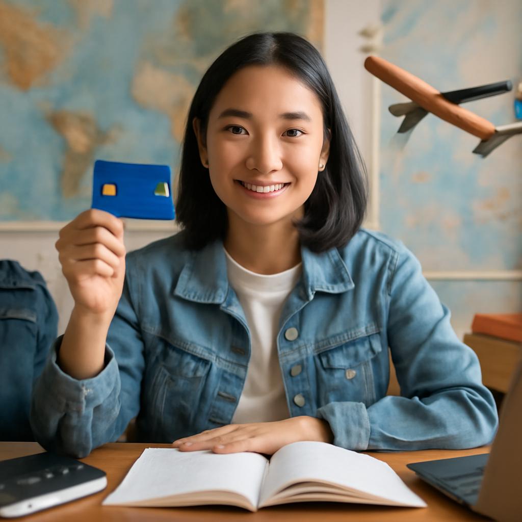 cartão para estudantes com melhores pontos