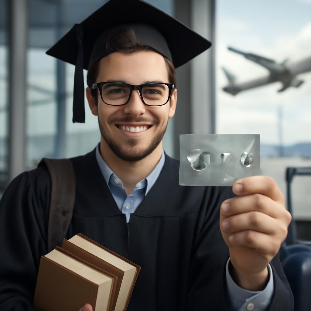 cartão para estudantes de pós-graduação juntar pontos