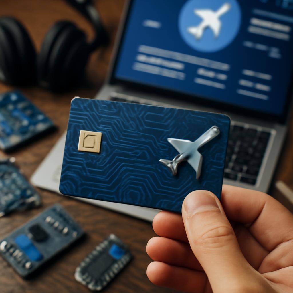 cartão para estudantes de tecnologia juntar pontos