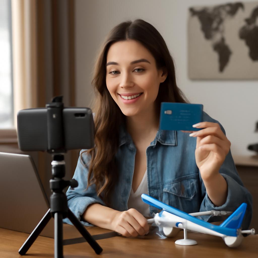 cartão para influenciadores digitais pontos