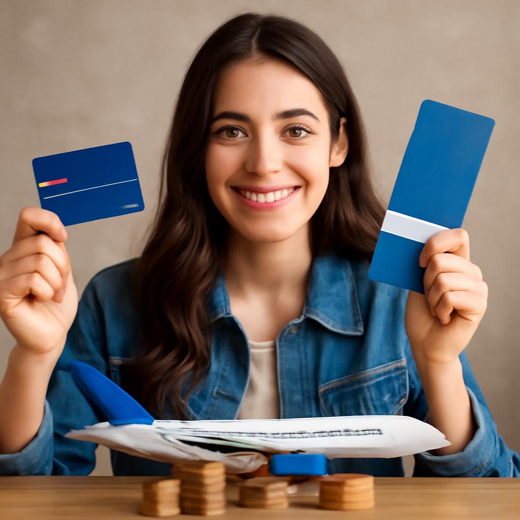 cartão para jovens e acúmulo de pontos