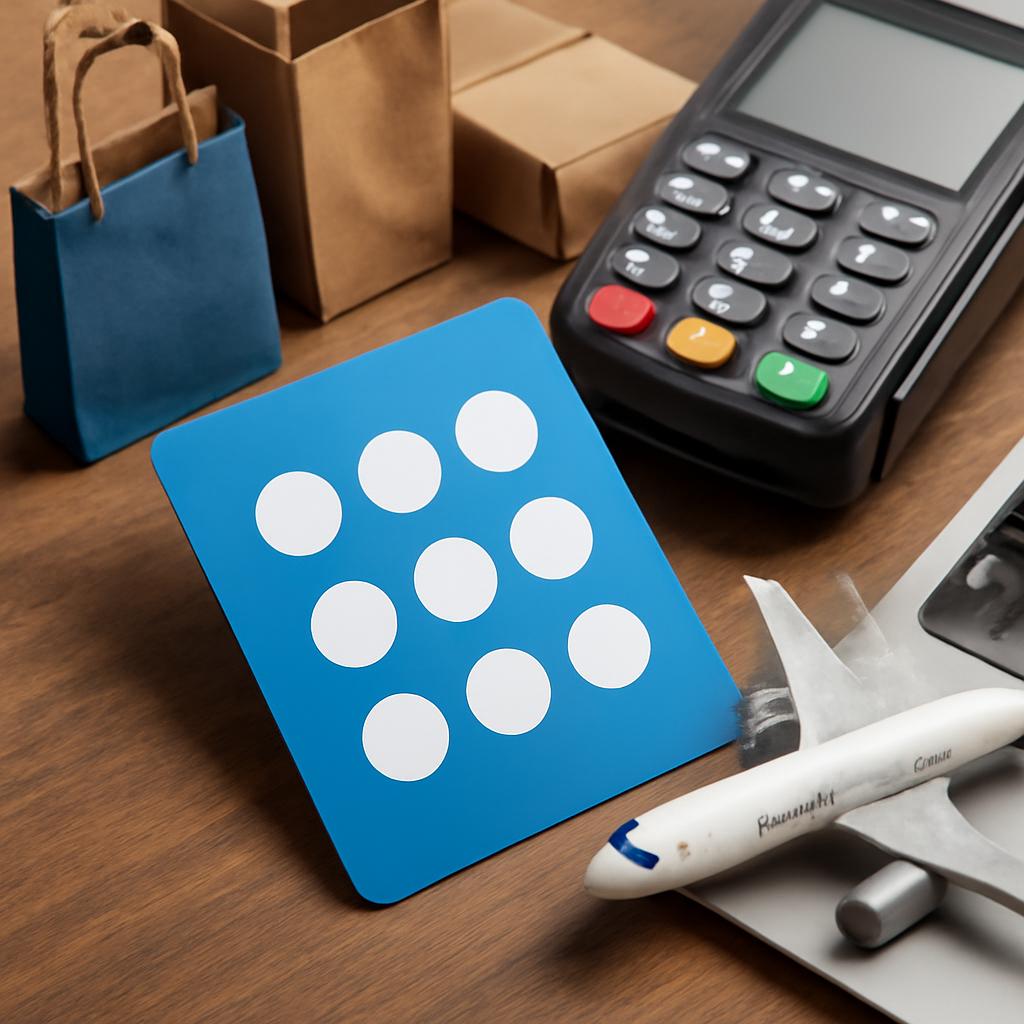 cartão para juntar pontos em compras em lojas físicas e online