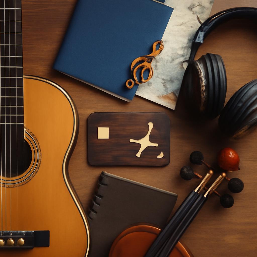 cartão para músicos pontos