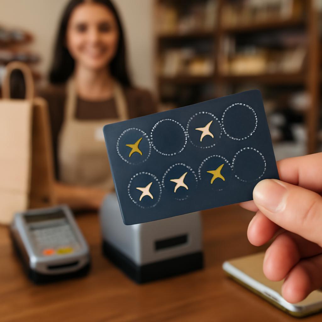 cartão para pequenos negócios juntar pontos em compras do mês