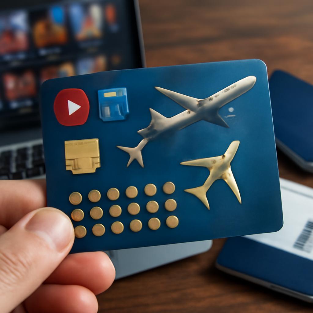 cartão para pontos em assinaturas e streaming
