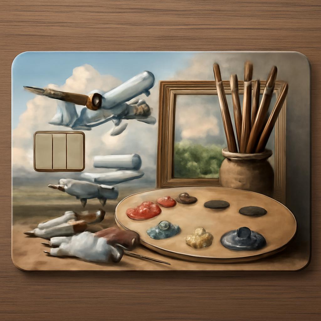 cartão para pontos em compras de arte