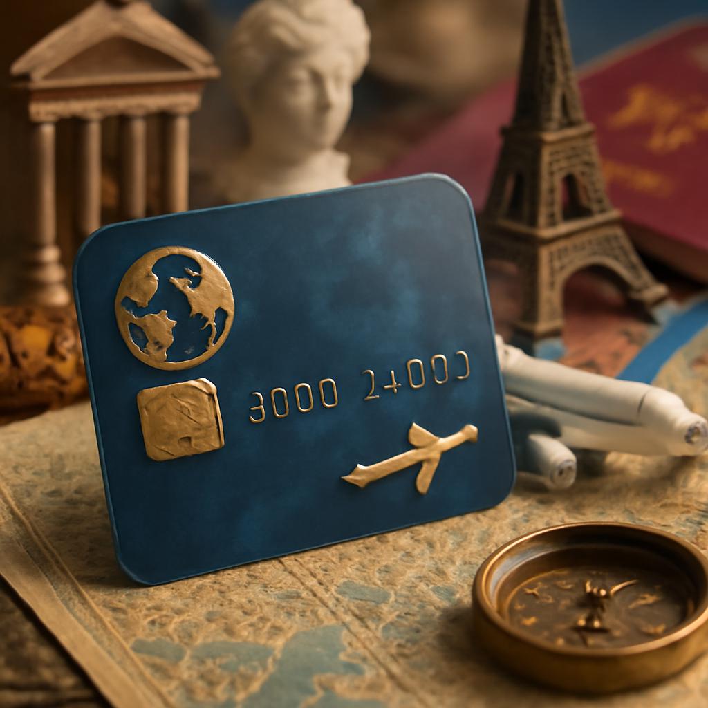 cartão para pontos em despesas em viagens culturais