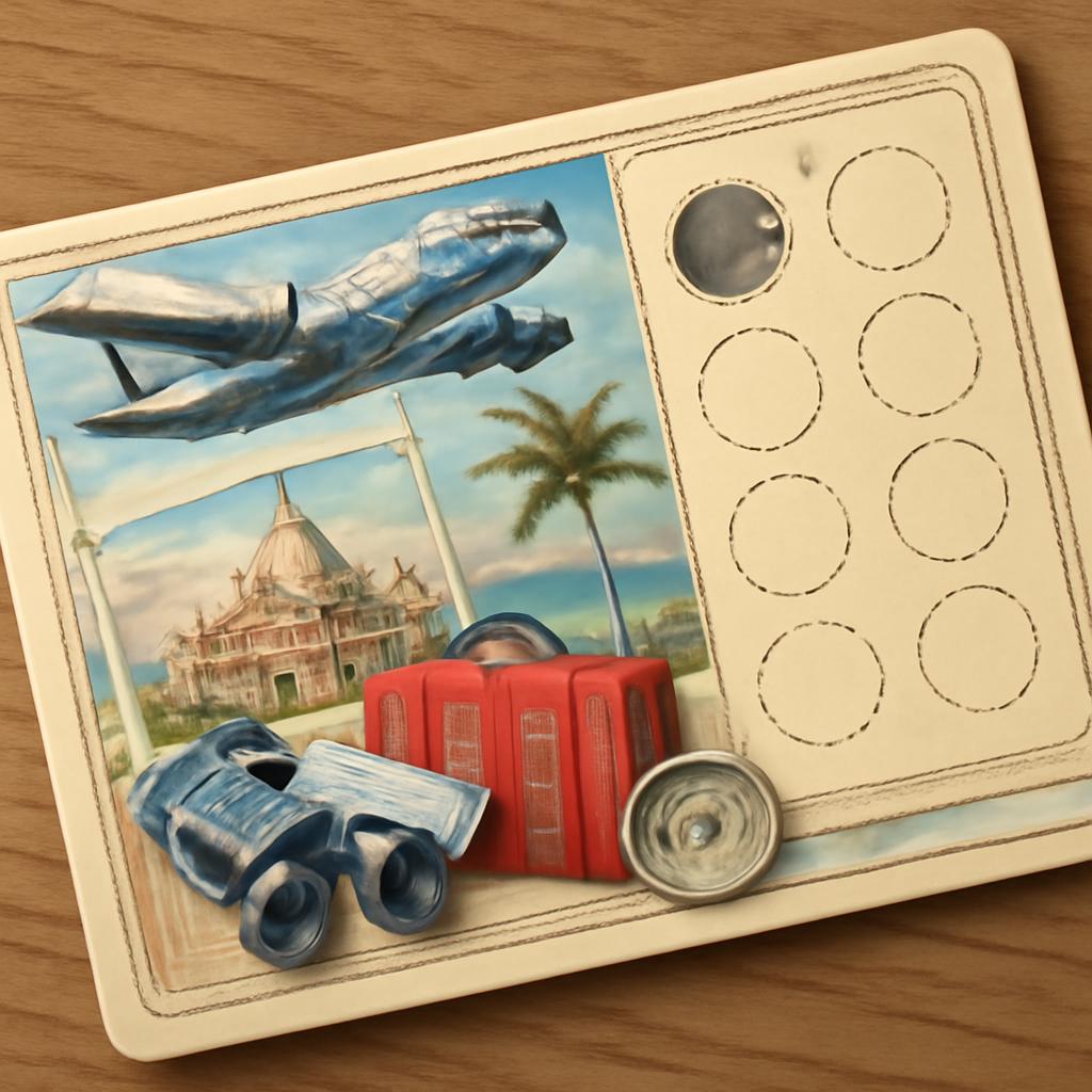 cartão para pontos em eventos de viagens personalizadas