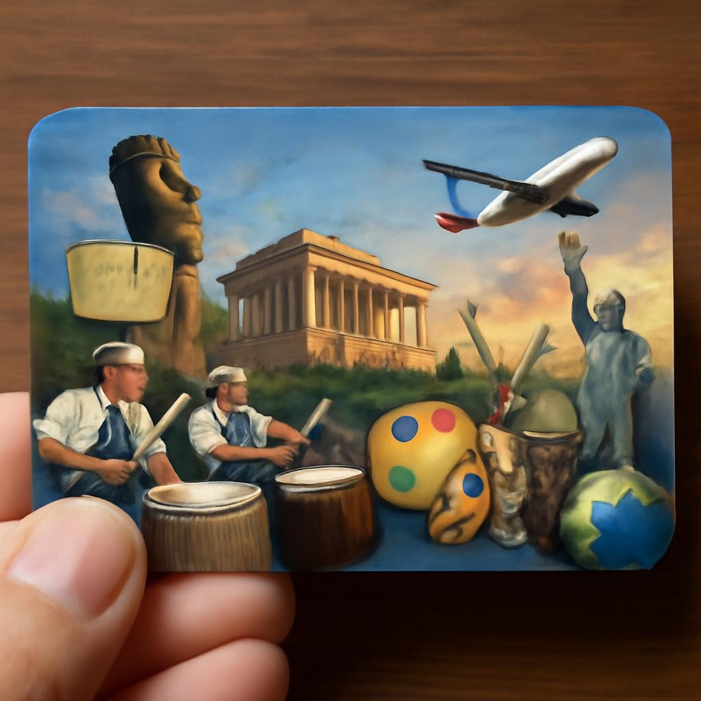 cartão para pontos em experiências culturais
