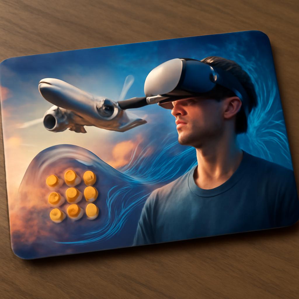 cartão para pontos em experiências de realidade virtual