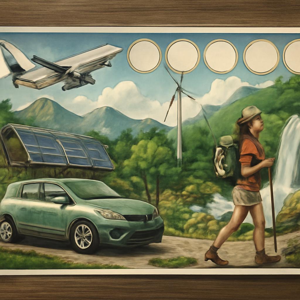 cartão para pontos em experiências de turismo sustentável