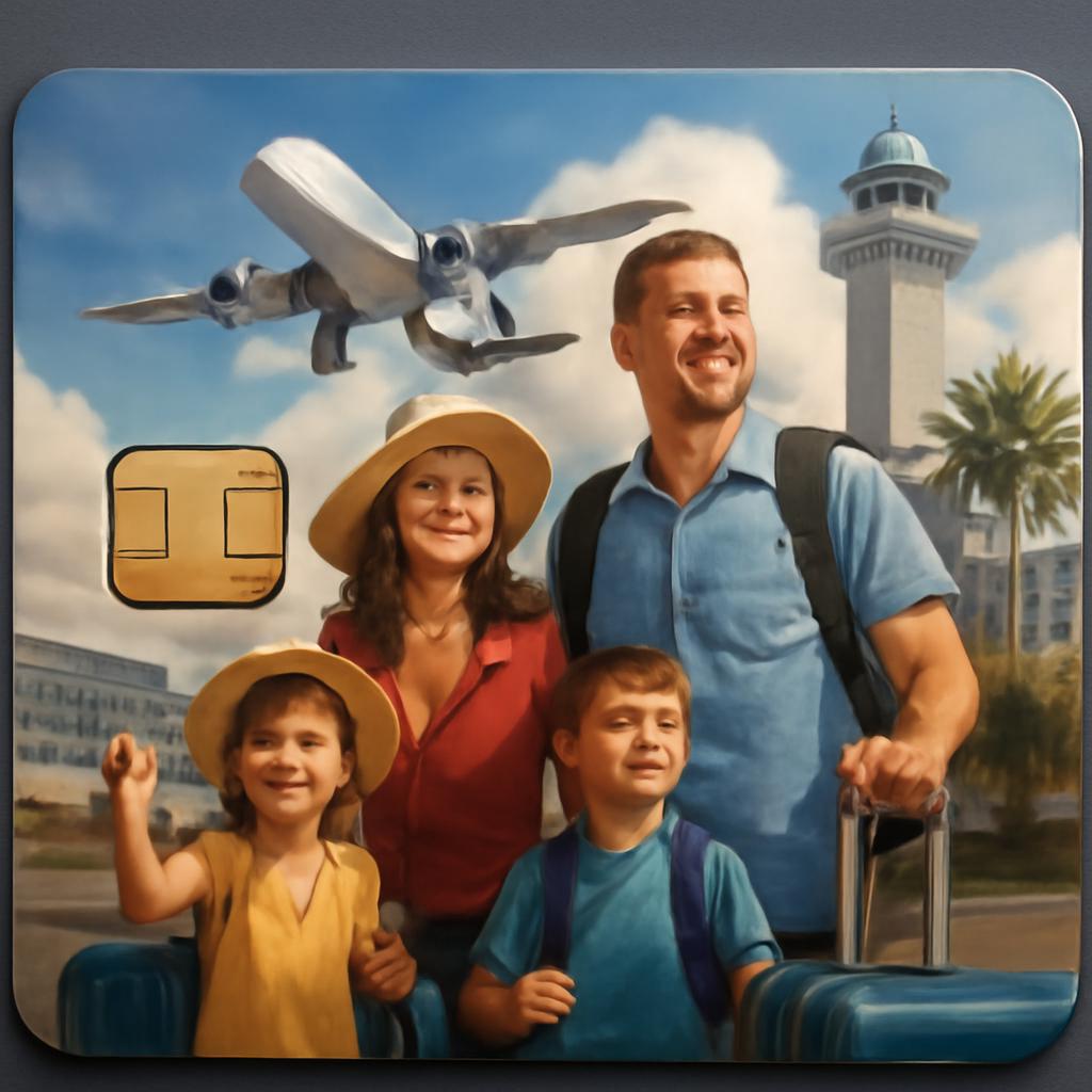 cartão para pontos em gastos com viagens em família