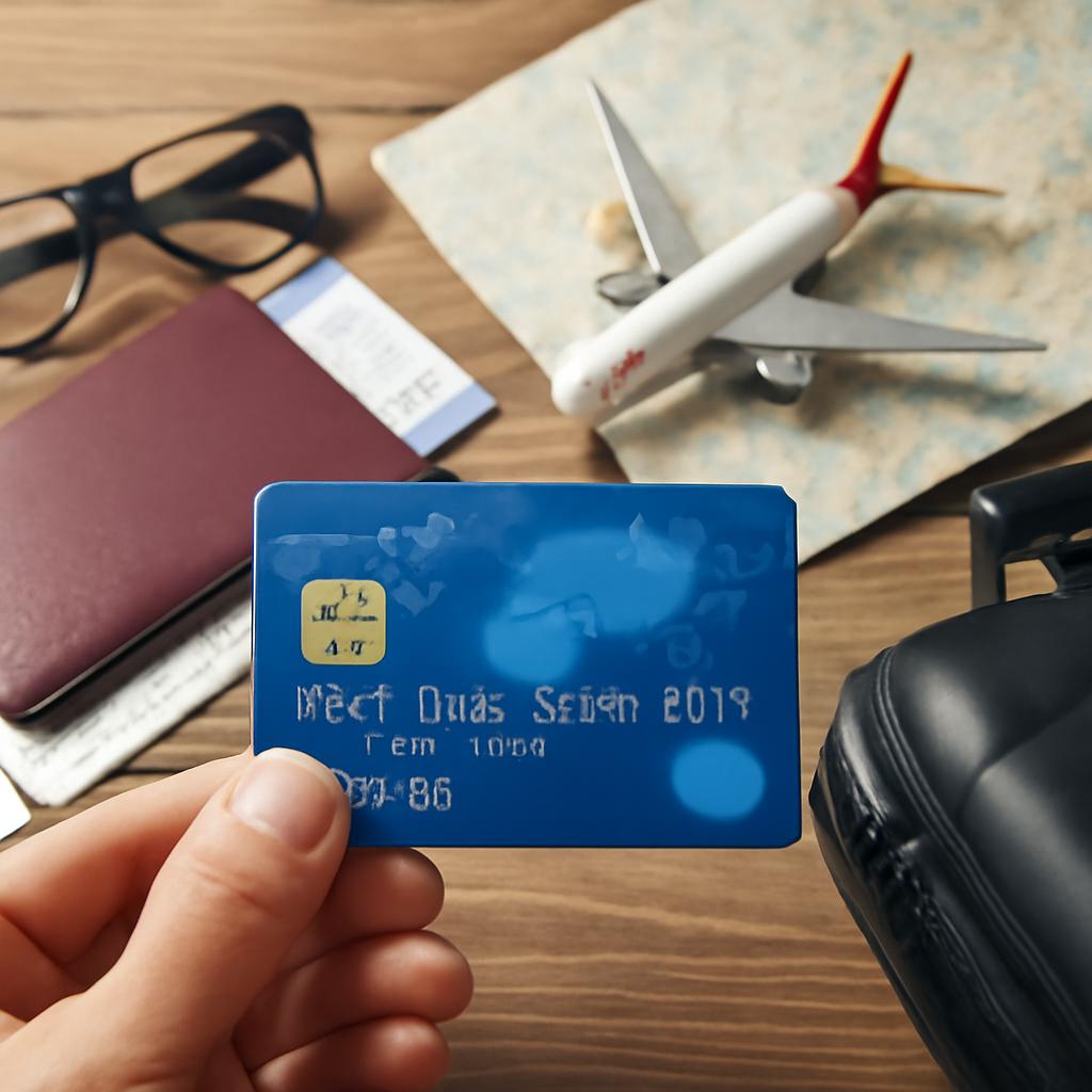 cartão para pontos em gastos de viagens de negócios