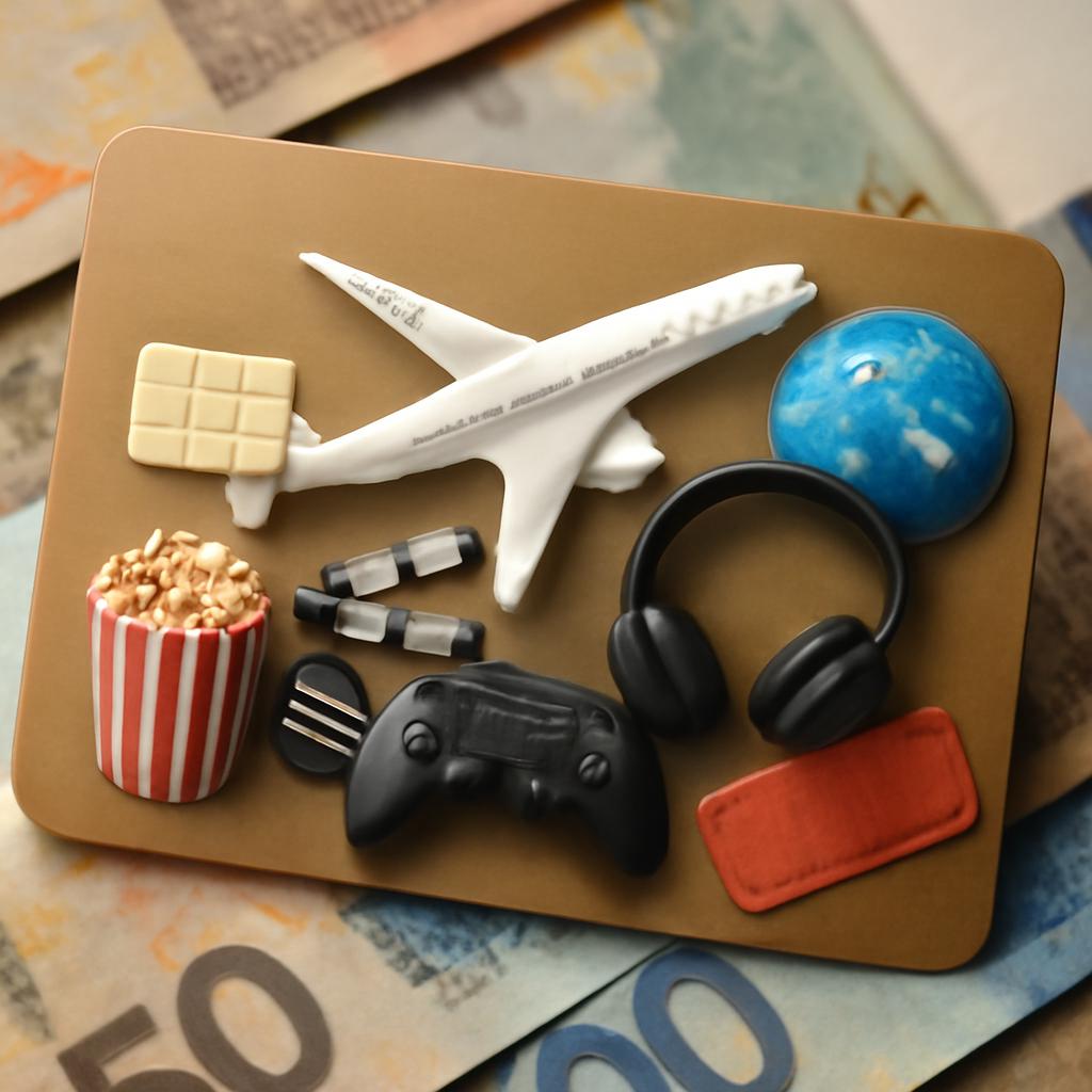 cartão para pontos em plataformas de entretenimento