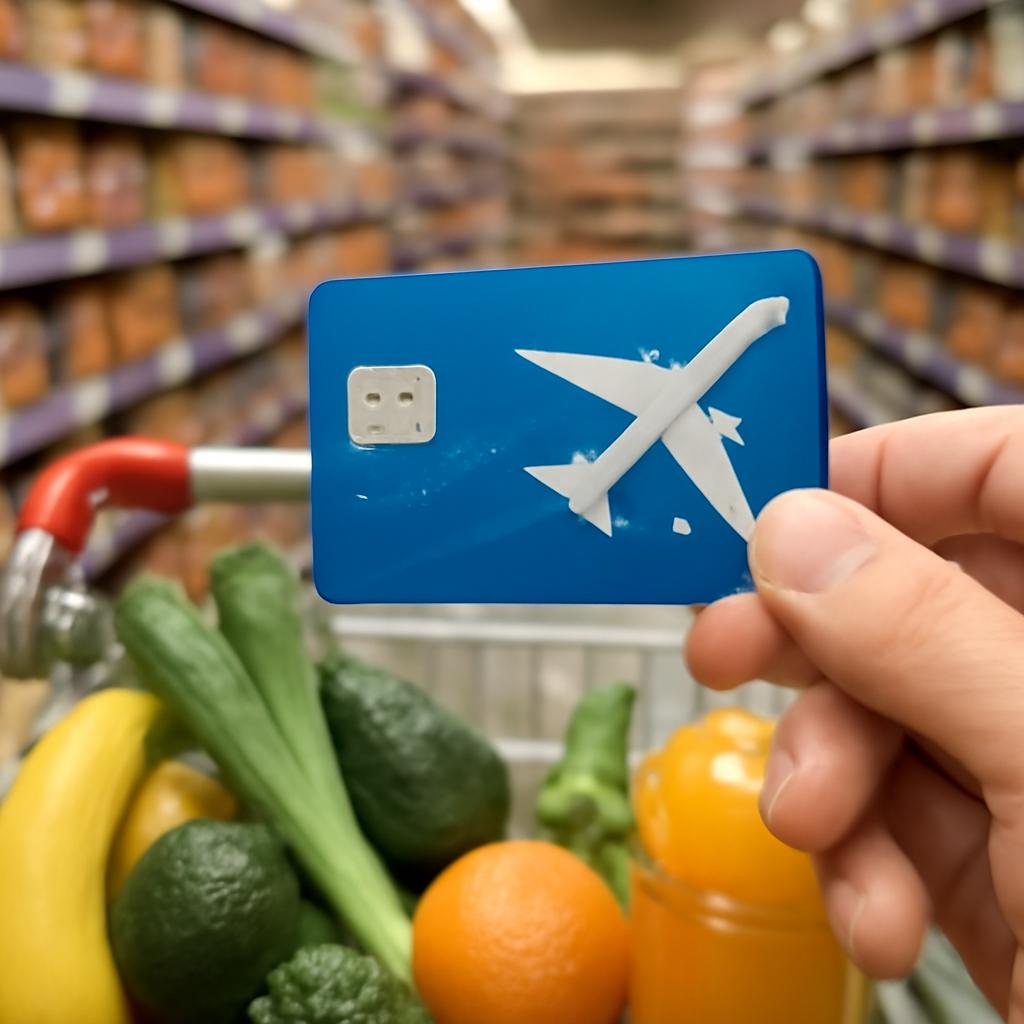 cartão para pontos em supermercado