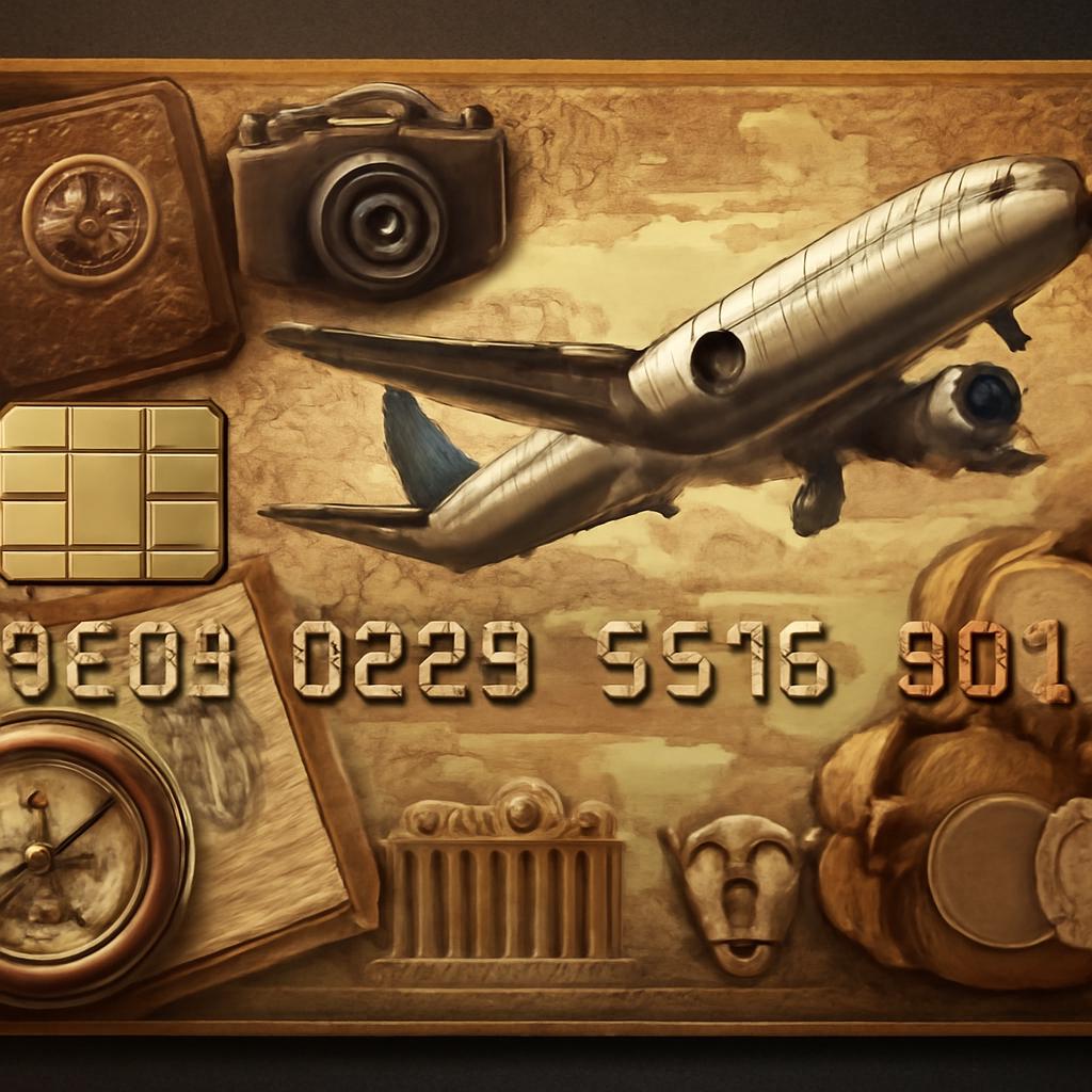 cartão para pontos em viagens de aventura cultural