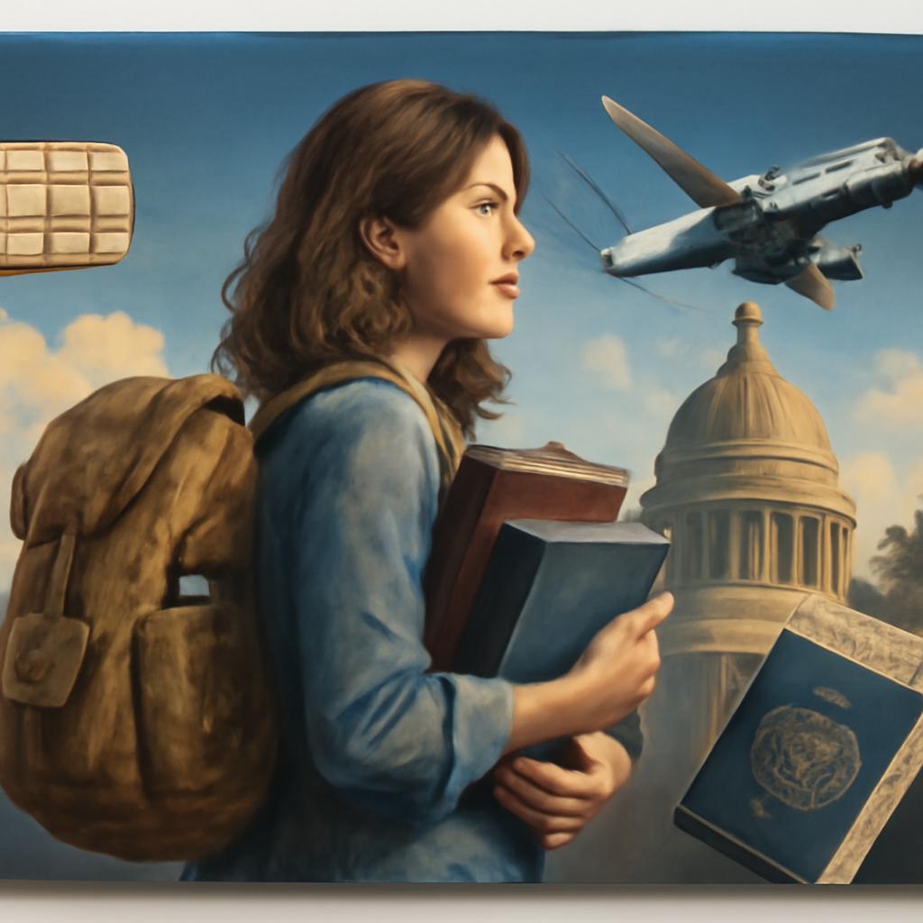 cartão para pontos em viagens de estudos internacionais