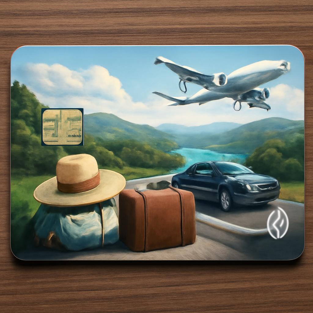 cartão para pontos em viagens de fim de semana