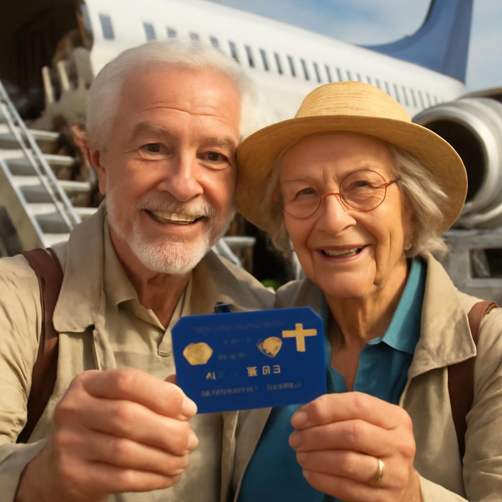 cartão para pontos em viagens de lazer para idosos
