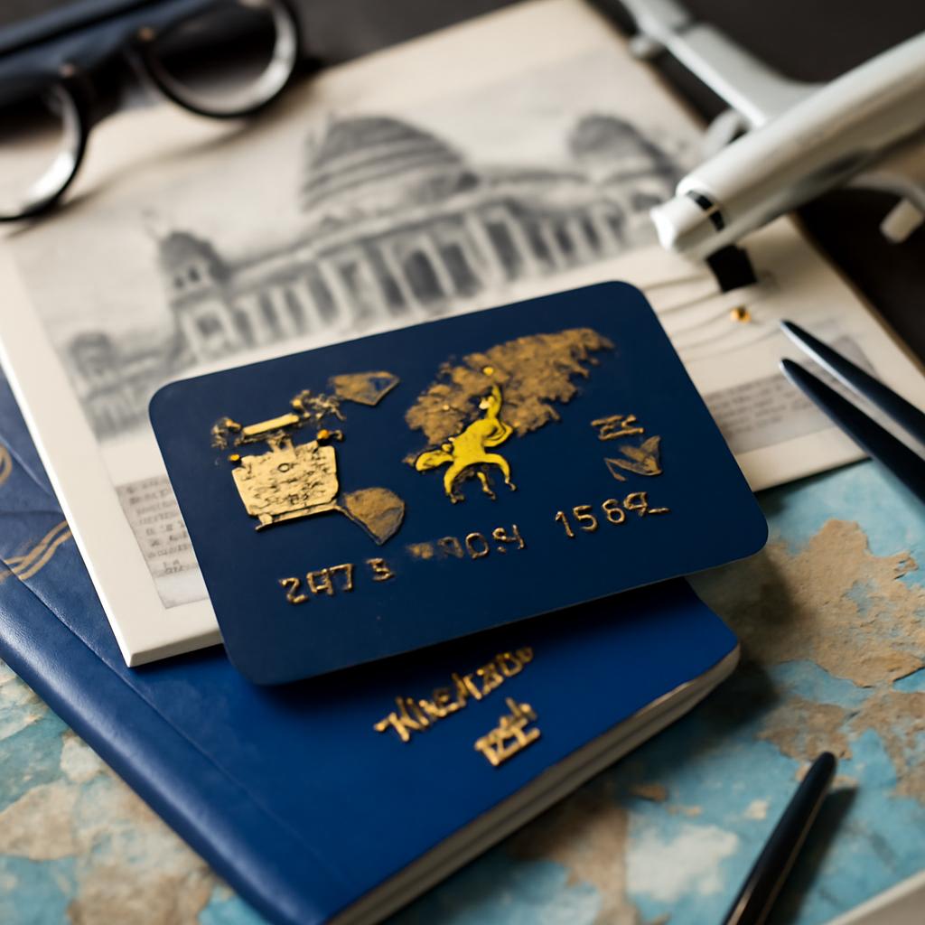 cartão para pontos em viagens para eventos científicos