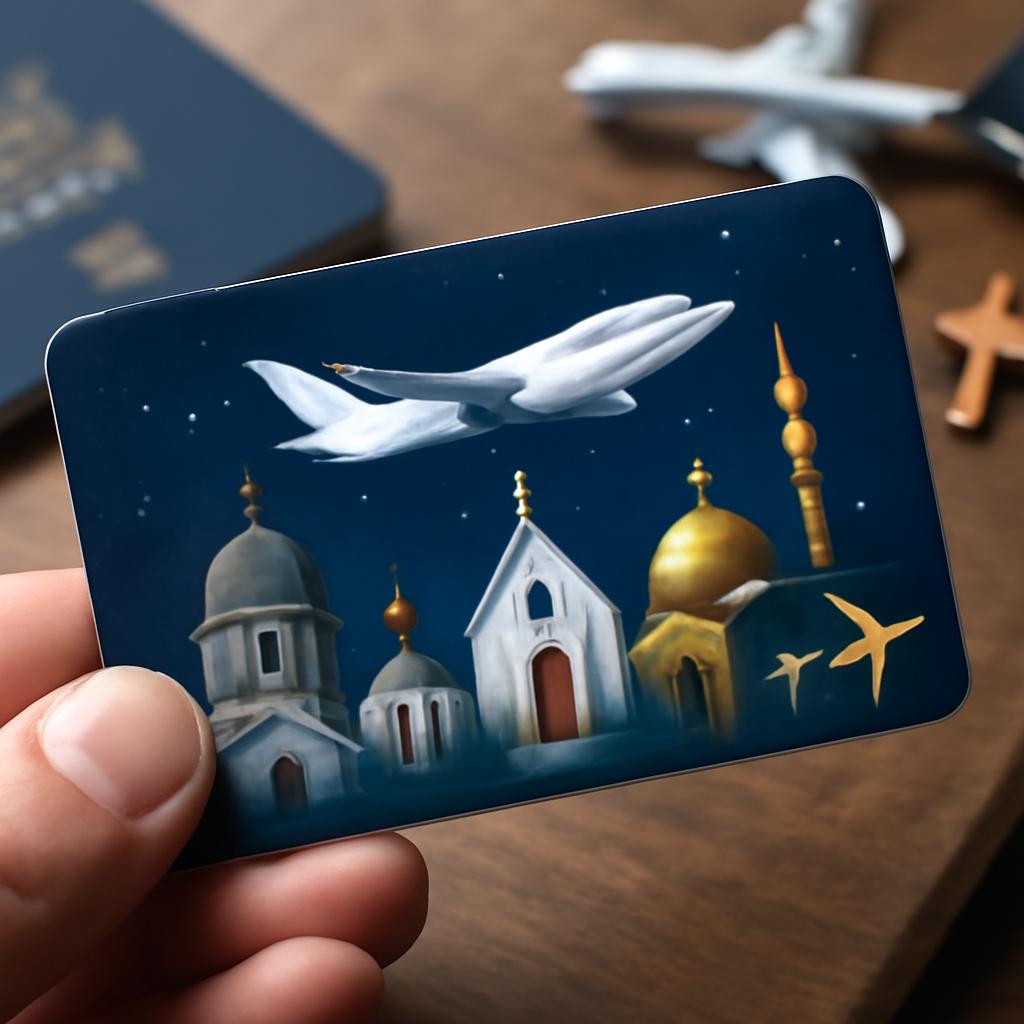 cartão para pontos em viagens para eventos religiosos