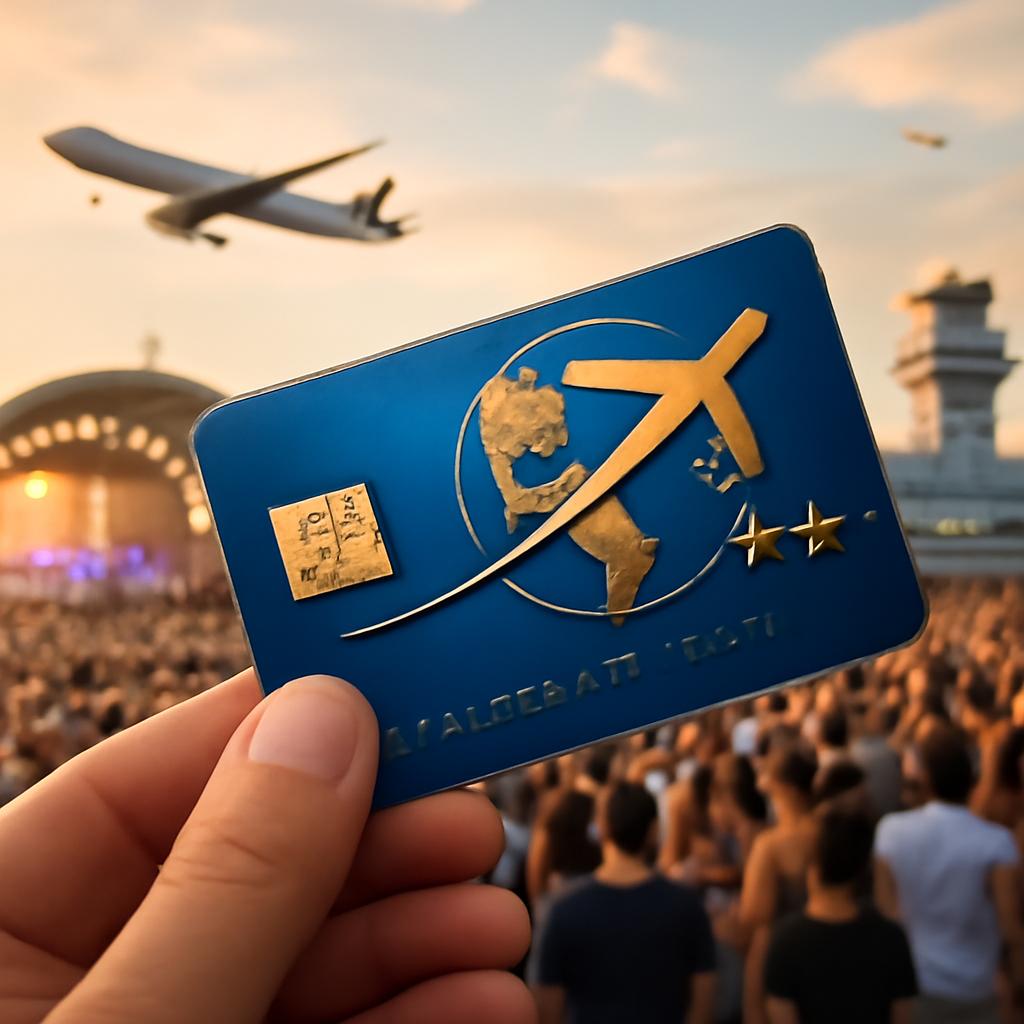 cartão para pontos em viagens para festivais