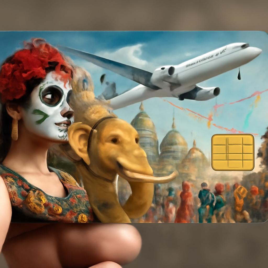 cartão para pontos em viagens para festivais culturais