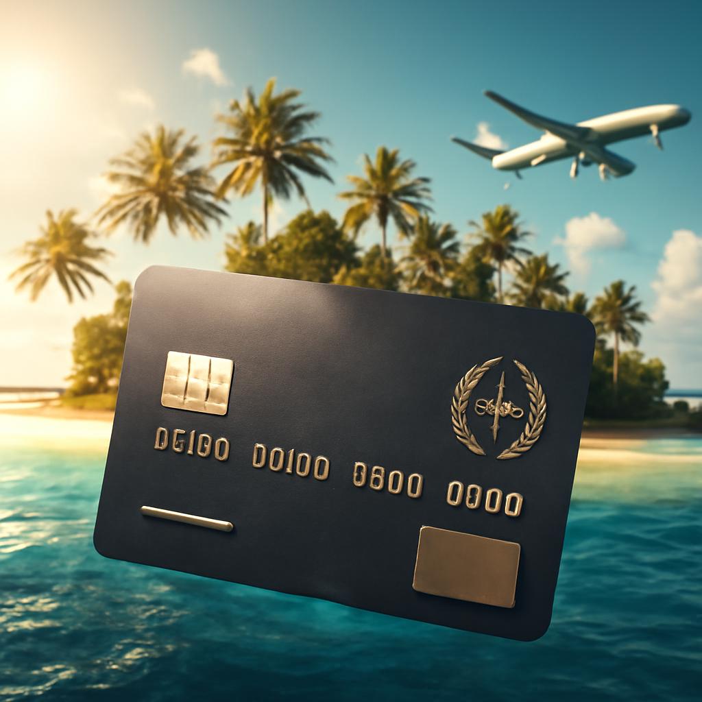 cartão para pontos em viagens para ilhas particulares