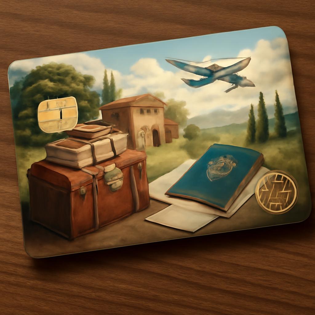 cartão para pontos em viagens para retiros literários