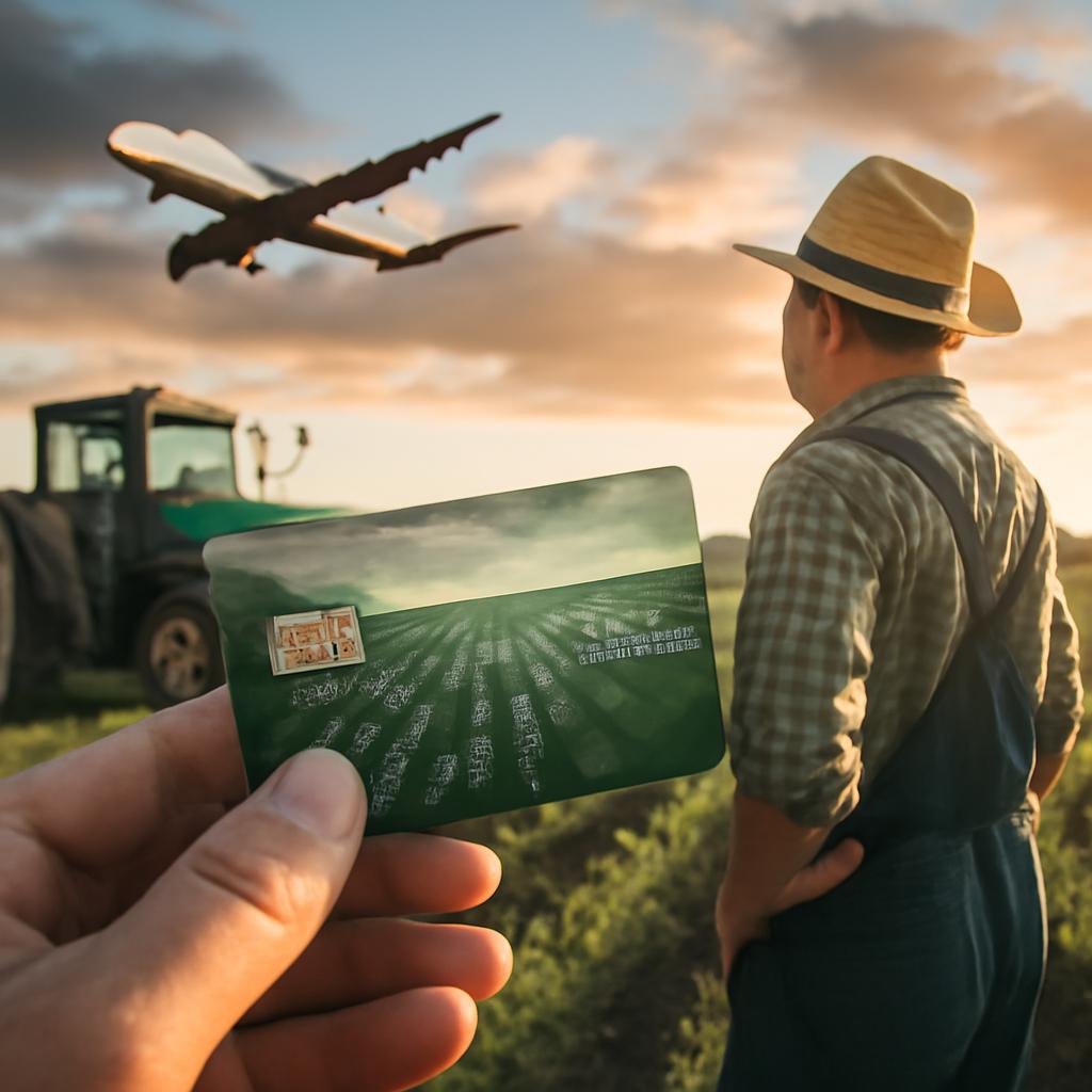cartão para produtores rurais pontos