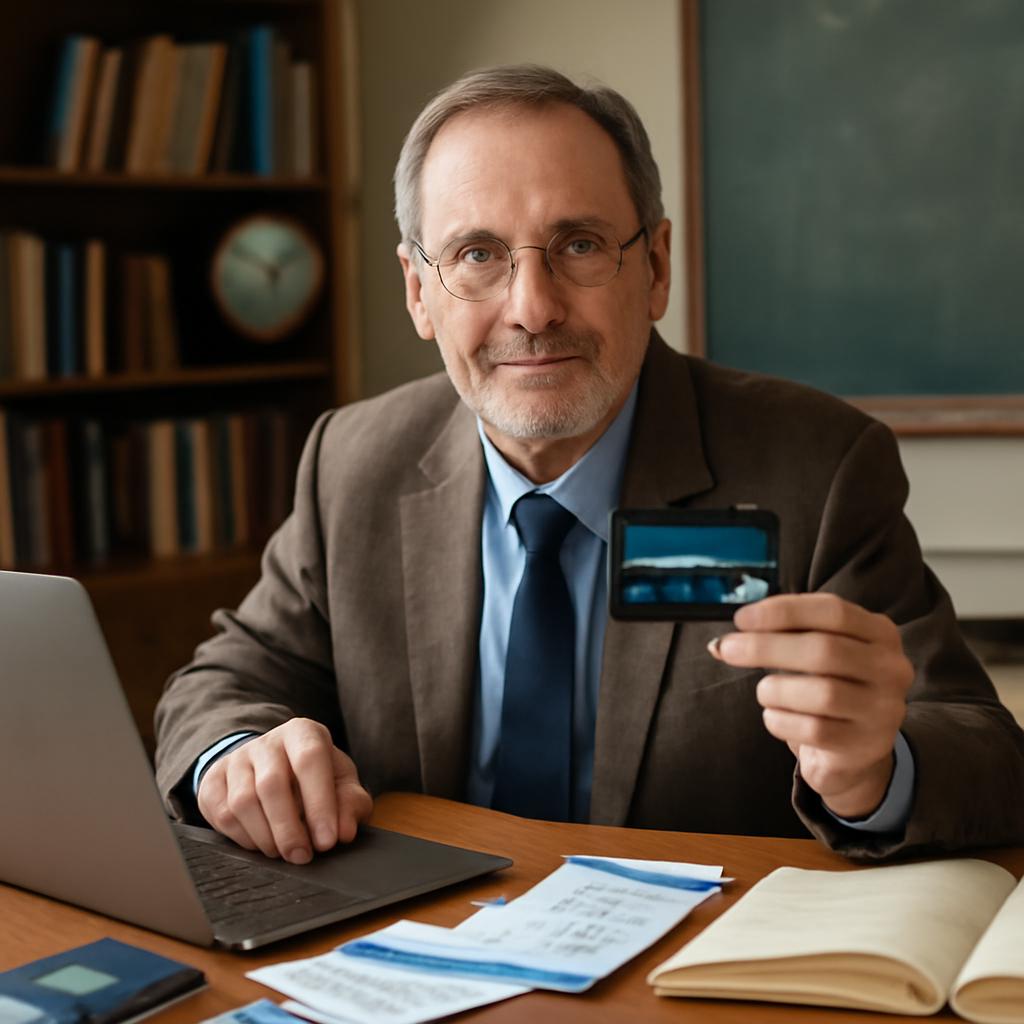 cartão para professores universitários pontos