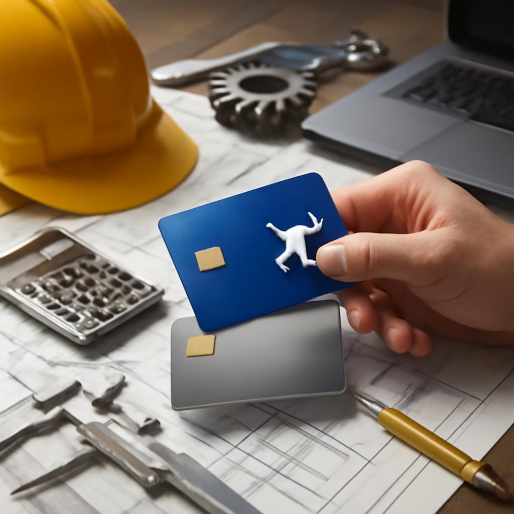 cartão para profissionais de engenharia juntar pontos
