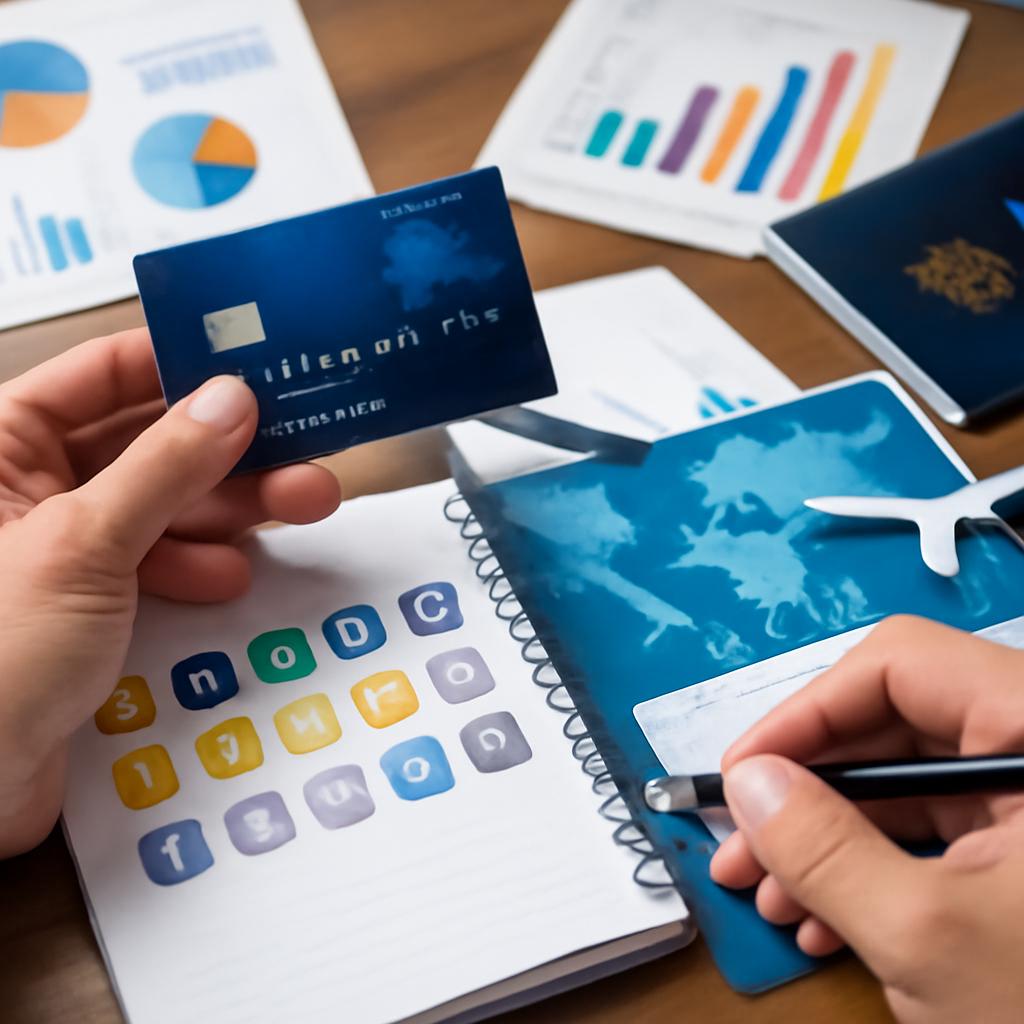 cartão para profissionais de marketing juntar pontos