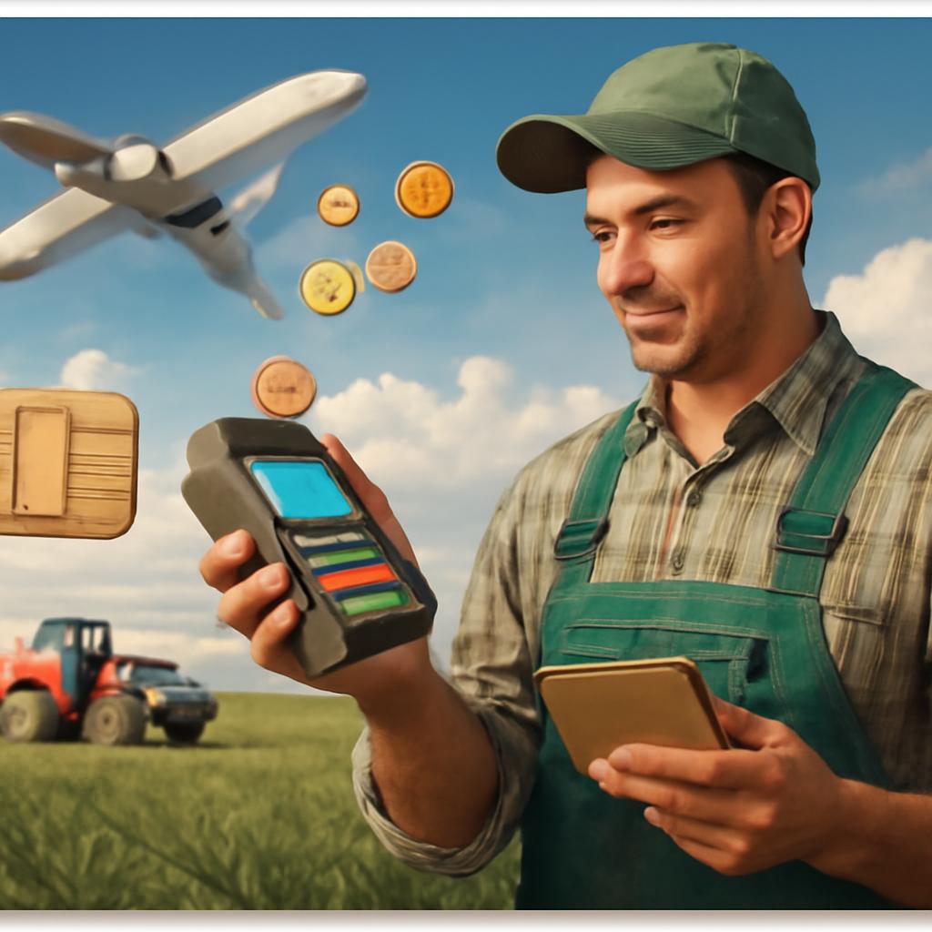 cartão para técnicos agrícolas juntar pontos