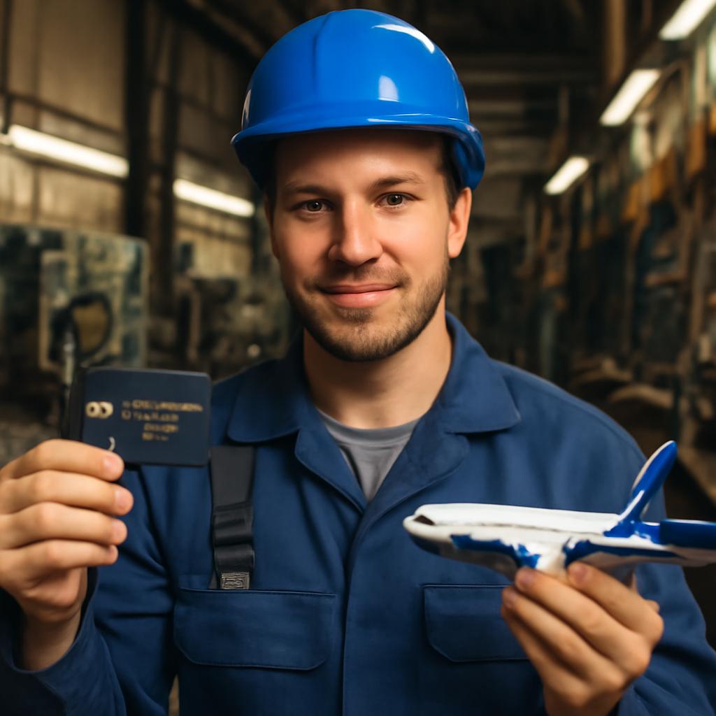 cartão para técnicos industriais pontos