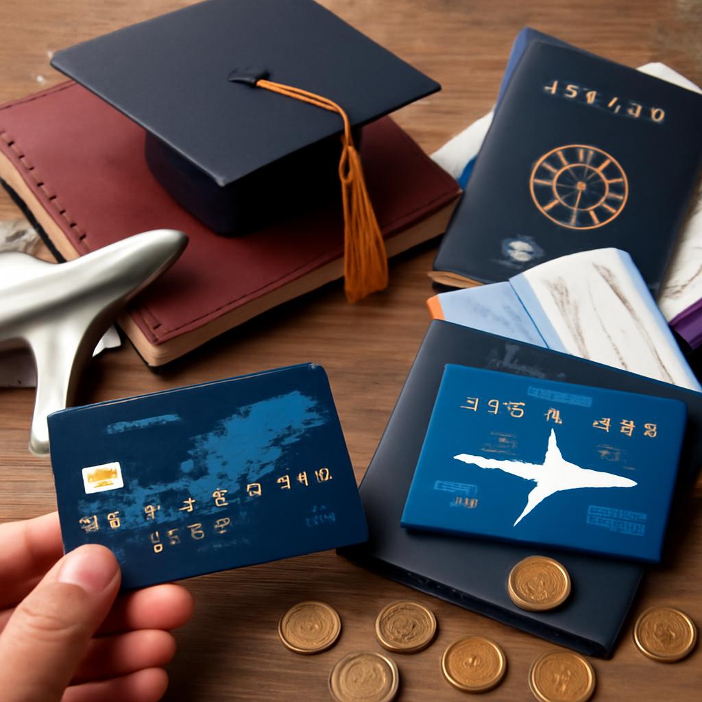 cartão universitário internacional pontuação