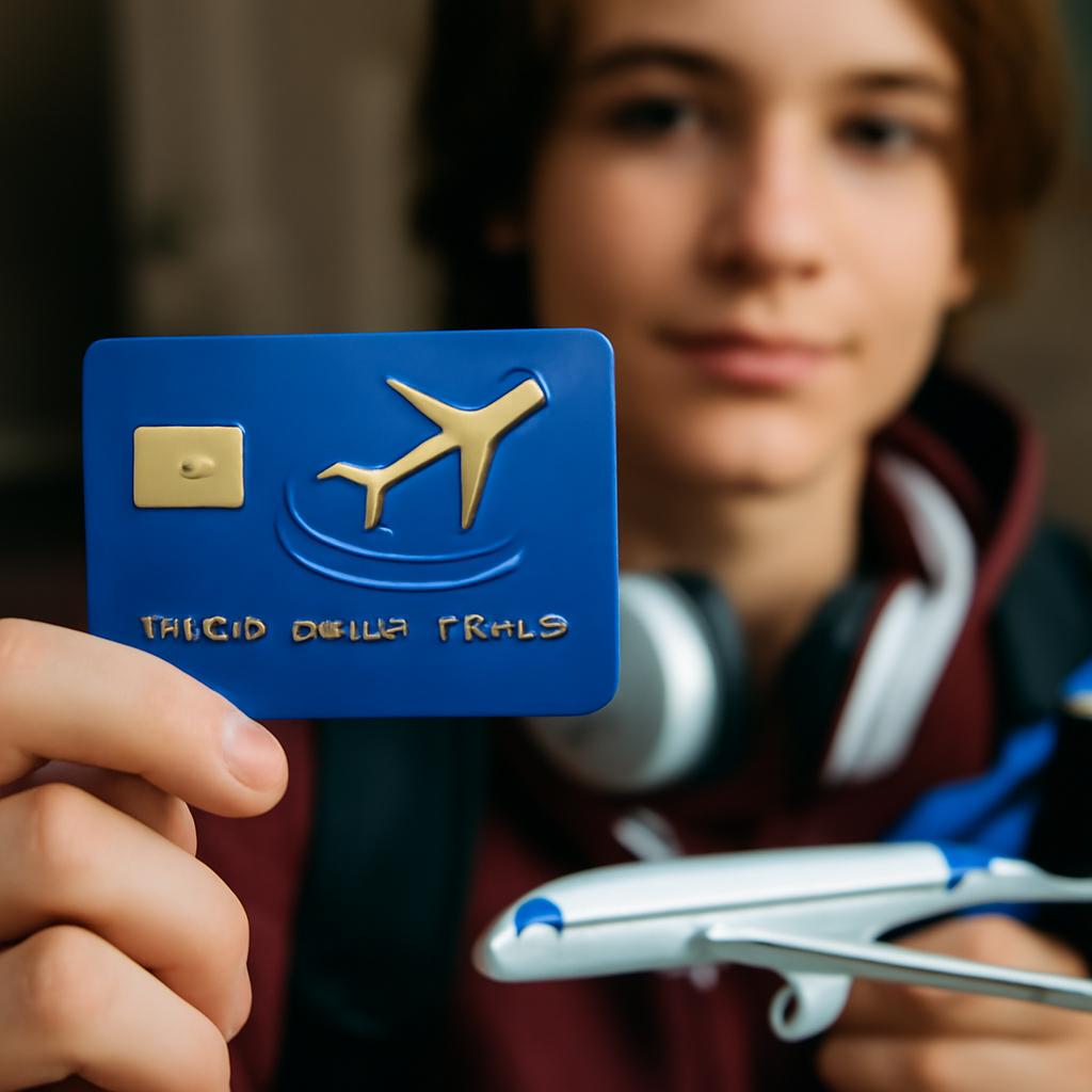 cartão virtual para adolescentes com milhas