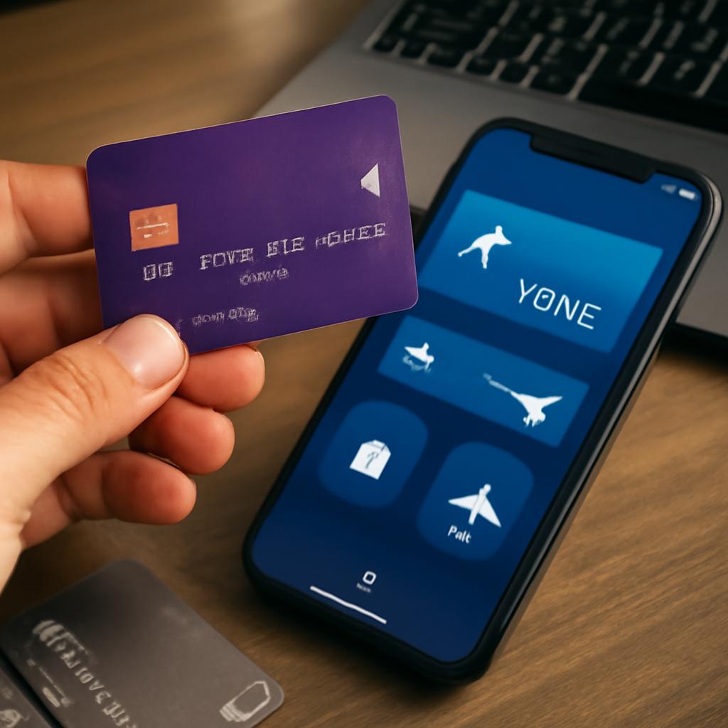 cartão virtual para compras e acúmulo de pontos em apps