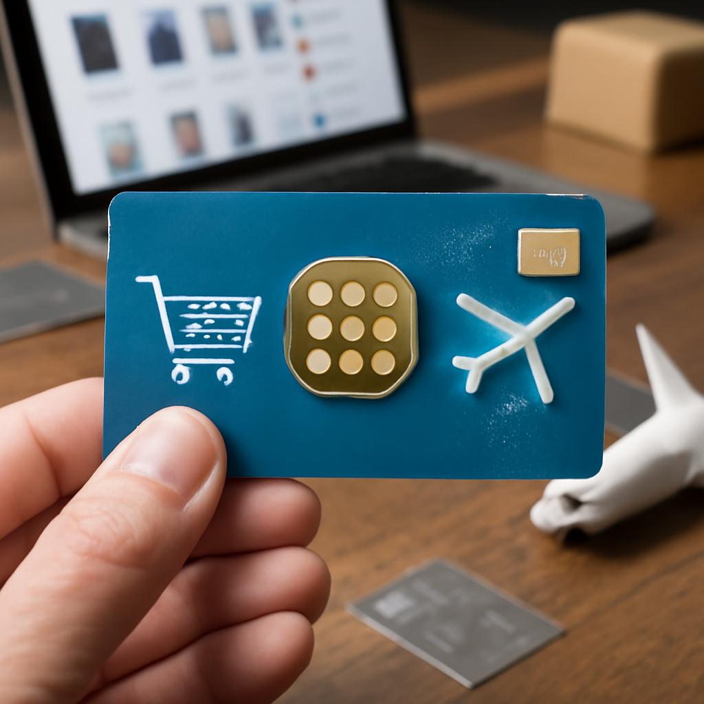 cartão virtual para juntar pontos em compras em e-commerces internacionais